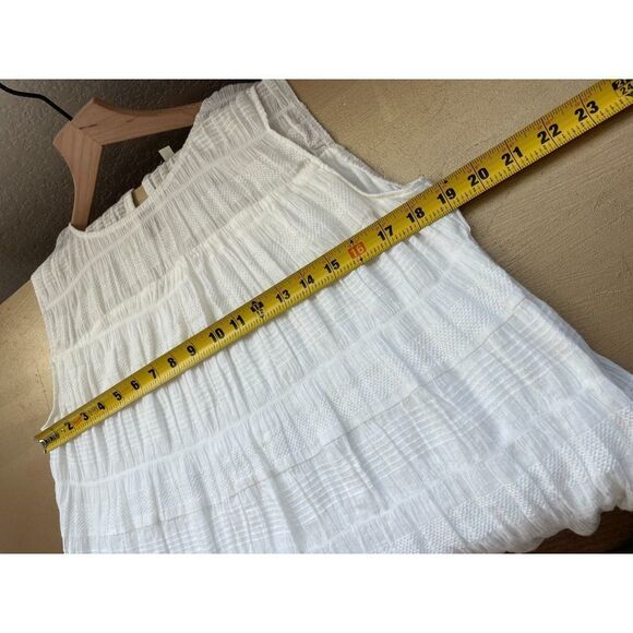 Max Studio Size Large Sleeveless White Maxi Dress - Picture 7 of 8